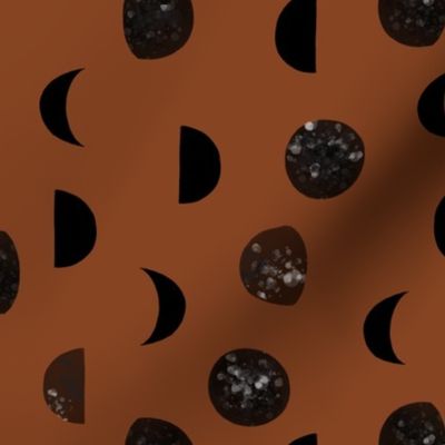 speckled black moon phases // cinnamon