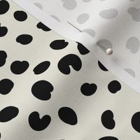 Hello Dotty // Black on Cream