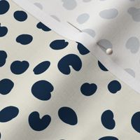 Hello Dotty // Navy on Ecru