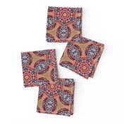 african flower terracotta - large print