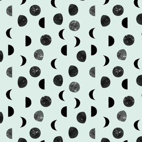 speckled black moon phases // 133-9