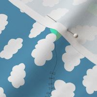 Kites and clouds