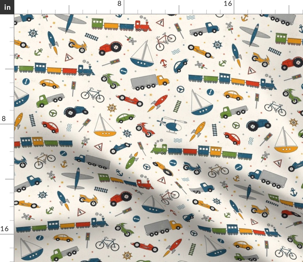 Vehicle toys pattern