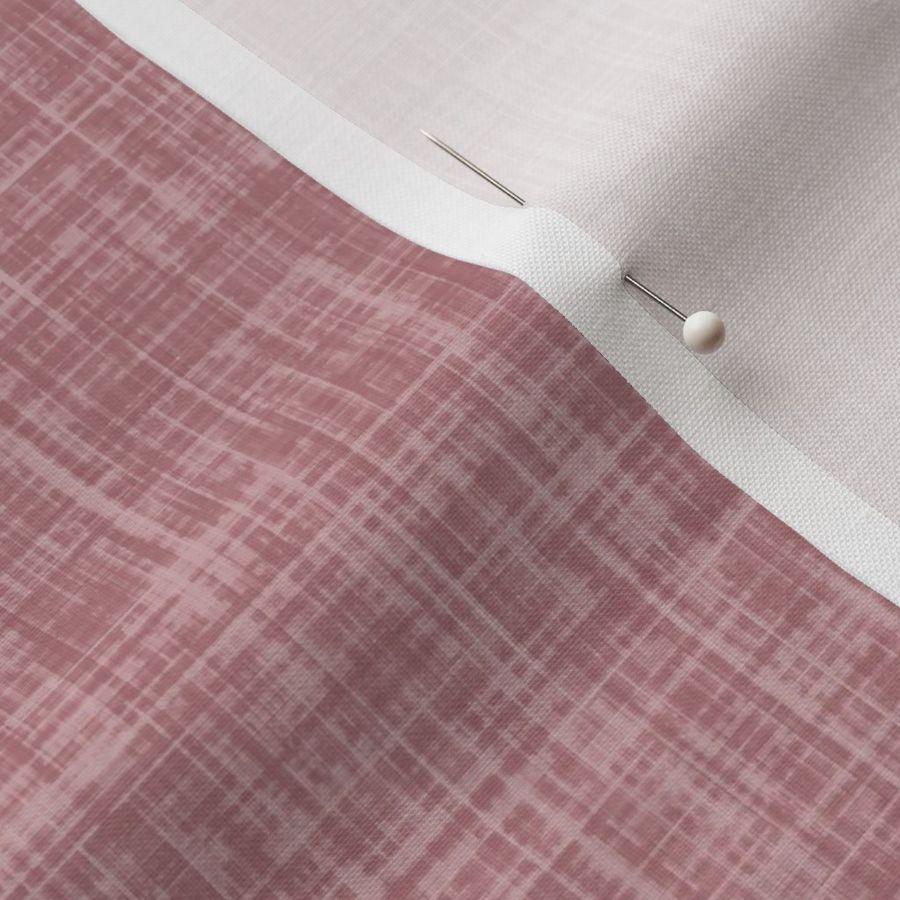 linen look texture - puce mauve - classic plain solid