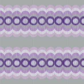 waves circle blurred purple and gray back gray