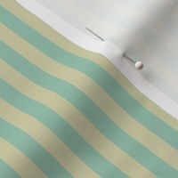 Crisp mint and pale yellow stripes, a pastel harmony inviting calm and chic simplicity