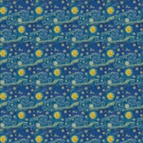 itty bitty Starry Night (2" repeat)