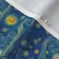 still smaller Starry Night sky (4" repeat)