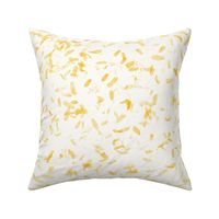 faux mulberry leaves - gold on white