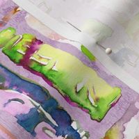 19-06X Artist Paint Lilac Purple Lime green 