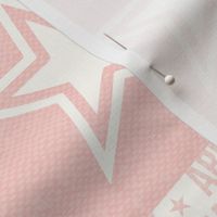 Army Wife - Patchwork fabric (always under the same sky) - Soldier Military - light pink - LAD19