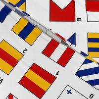 Nautical Flags Alphabet and Numbers