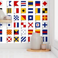 Nautical Flags Alphabet and Numbers