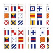 Nautical Flags Alphabet and Numbers