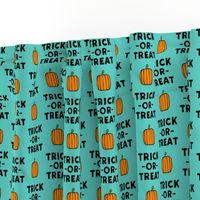 trick or treat - stack teal - halloween - LAD19