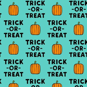 trick or treat - stack teal - halloween - LAD19