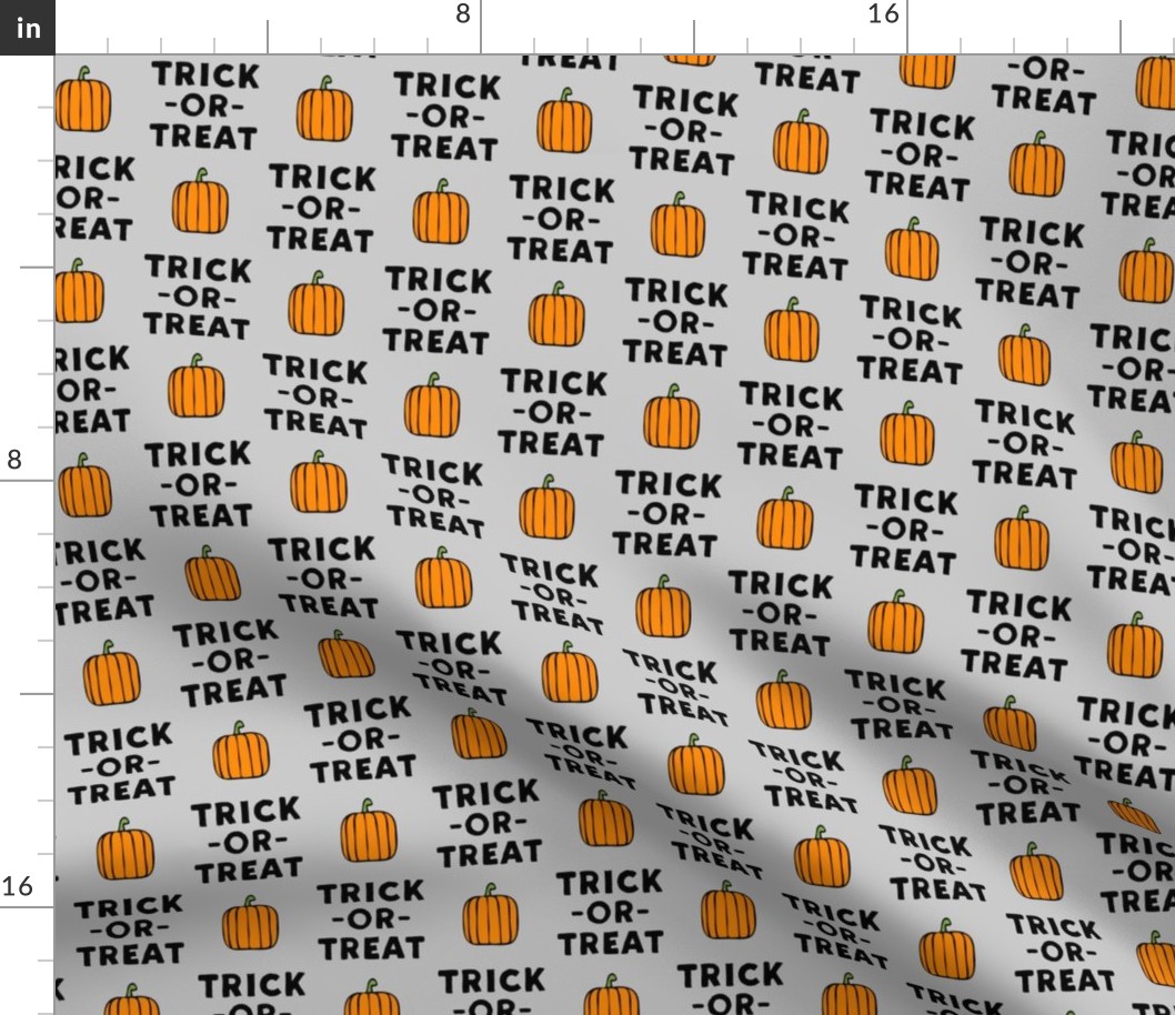 trick or treat - stack grey - halloween - LAD19