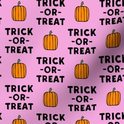 trick or treat - stack pink - halloween - LAD19