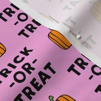 trick or treat - stack pink - halloween - LAD19