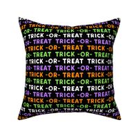 trick or treat - multi green and purple - halloween - LAD19