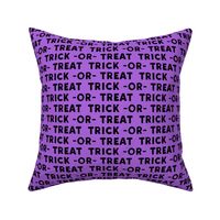 trick or treat - purple  - halloween - LAD19