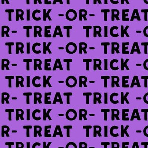 trick or treat - purple  - halloween - LAD19
