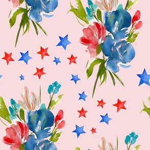 4th of July Florals // Peep Pink