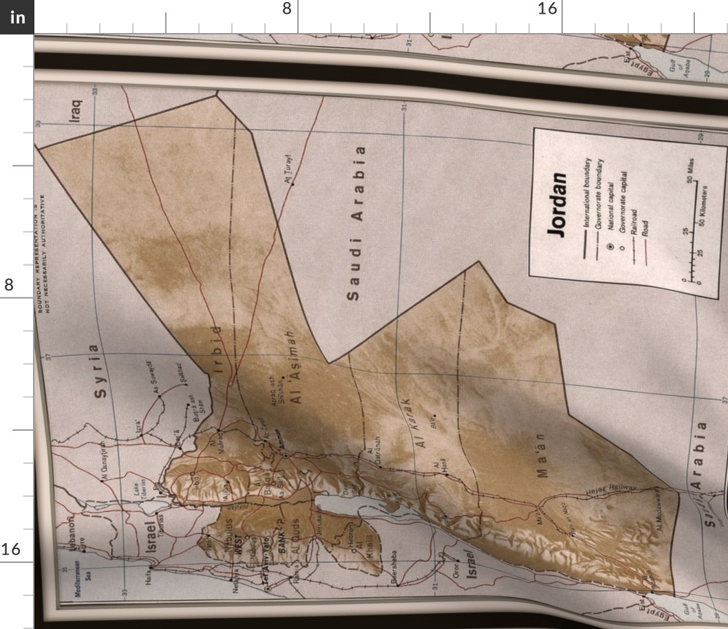 Jordan map 1, small