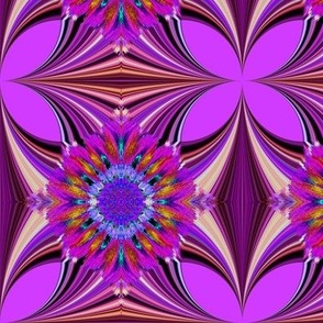 FlowerextrudedPurple