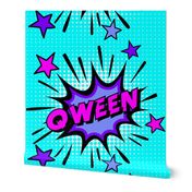 15 qween queen pop art comic book explosion stars burst explode rupaul's drag race RPDR catchphrases culture influencer quotes slang cultural word internet social media vintage retro drag queens homage comic strips speech bubble balloons neon pink blue pu