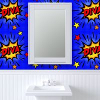 20 diva pop art comic book explosion stars burst explode rupaul's drag race RPDR catchphrases culture influencer quotes slang cultural words internet social media vintage retro drag queens homage comic strips speech bubble balloons primary colors red blue