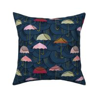 Watercolor Umbrellas