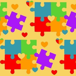 Puzzle Love 2  / Yellow   