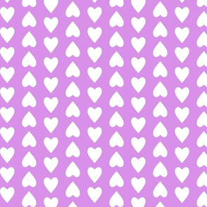 flip flop hearts-bright purple
