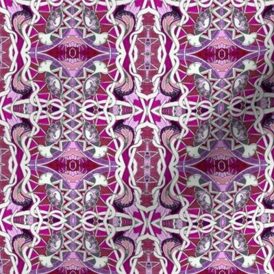 Tangled Poppy Twister (magenta/lavender)