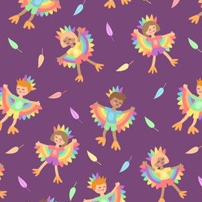 Bird Kids Purple