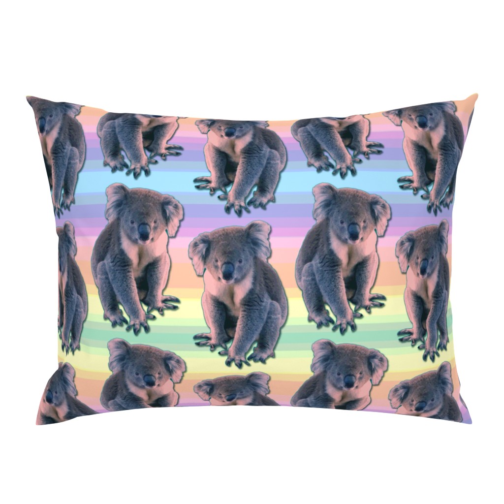 koala pastel rainbows