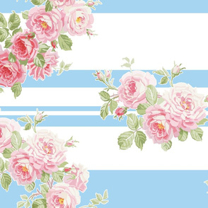 May Day Summer Roses neptune stripe