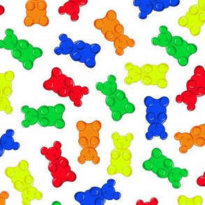 gummy bears plain