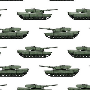 tanks - military vehicles - green - LAD19