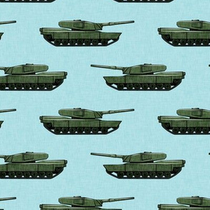 tanks - military vehicles - blue - LAD19