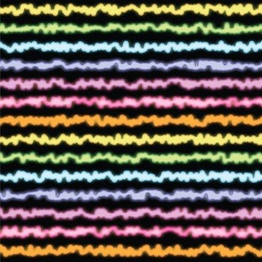 Neon digital Electric waves Stripes