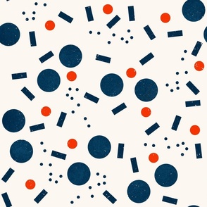 Polka dance abstract pattern
