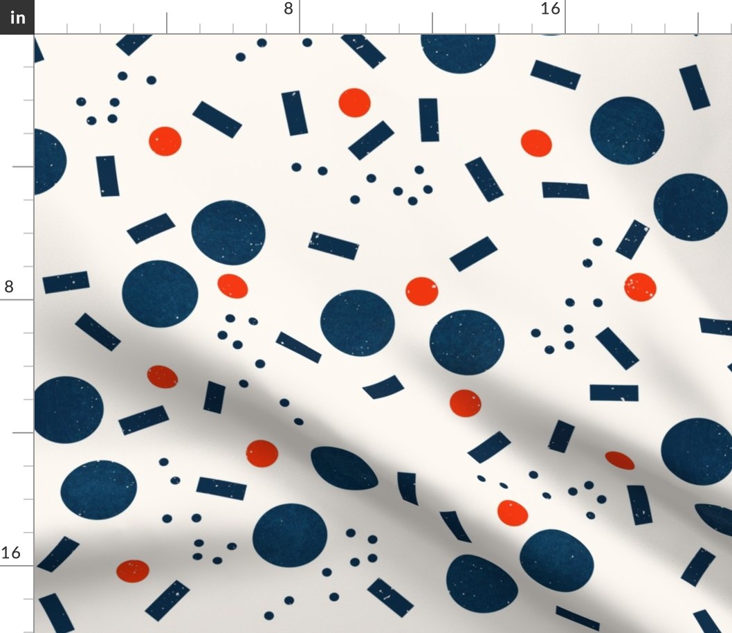 Polka dance abstract pattern