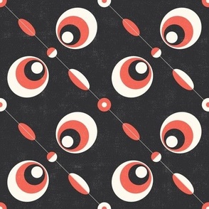 abstract retro 70s pattern