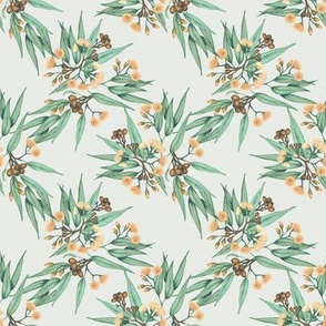 Gumnuts Eucalyptus Peach Vintage Green, Smaller