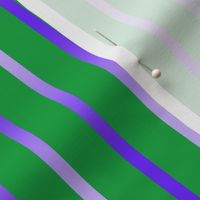BYF7 - Violet Blue Gradient Pinstripes on Green