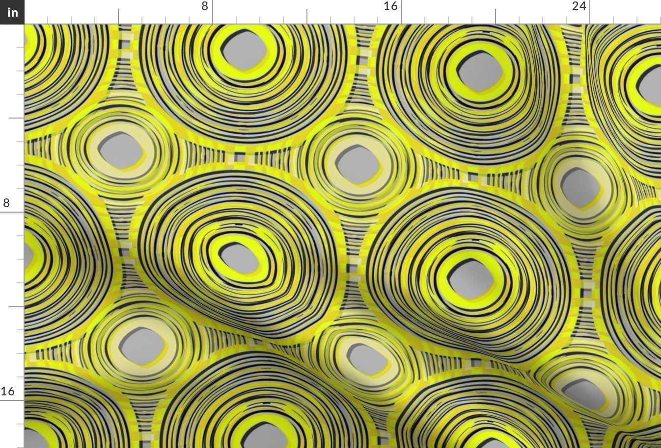 Oscillate in lime yellow