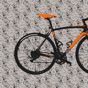 racing bike - orange