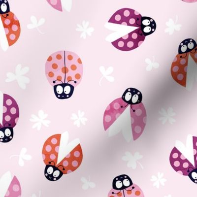 Ladybug dots in pink